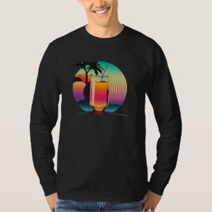 Apple Juice Synthwave 80s Retrowave Aesthetic T-Shirt