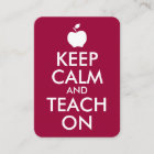 Apple Keep Calm and Teach On