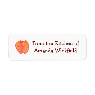 Apple Kitchen Label