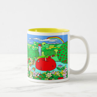 APPLE LAND Two-Tone COFFEE MUG