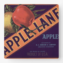 Apple Lane Brand Crate Label