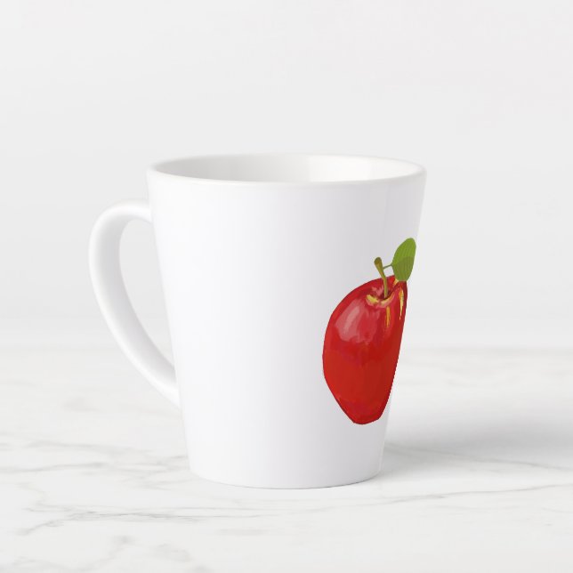 Apple Latte Mug (Left Angle)