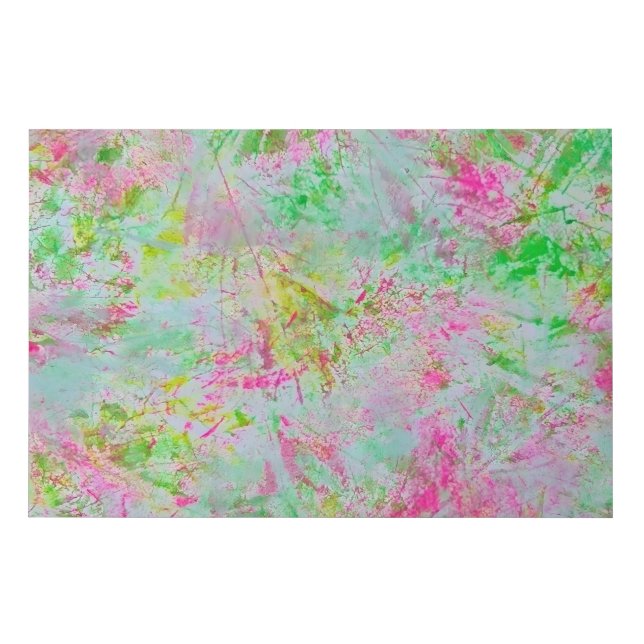 APPLE LEAVES FAUX CANVAS PRINT (Front)