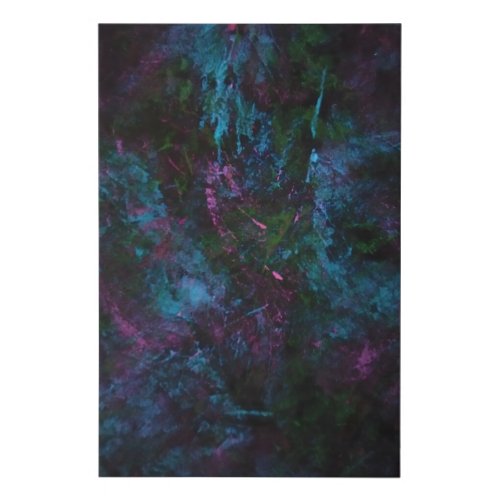 APPLE LEAVES IN THE NIGHT FAUX CANVAS PRINT