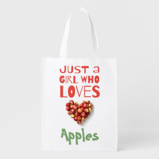 Apple Love Grocery Bag