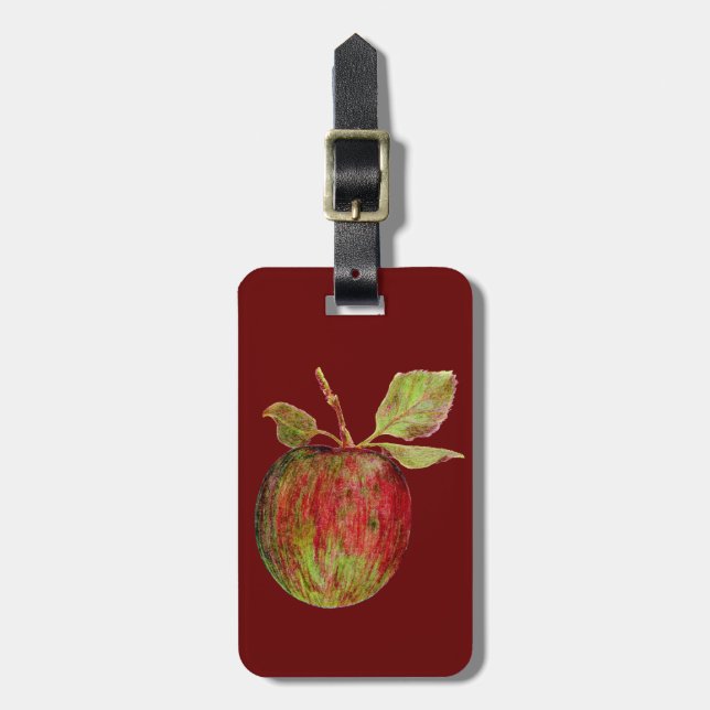 Apple Luggage Tag (Front Vertical)