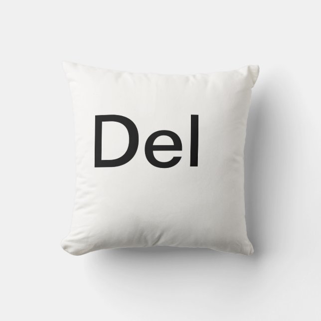 Apple Mac Facebook Google Squidoo Ebay pillow fun (Front)