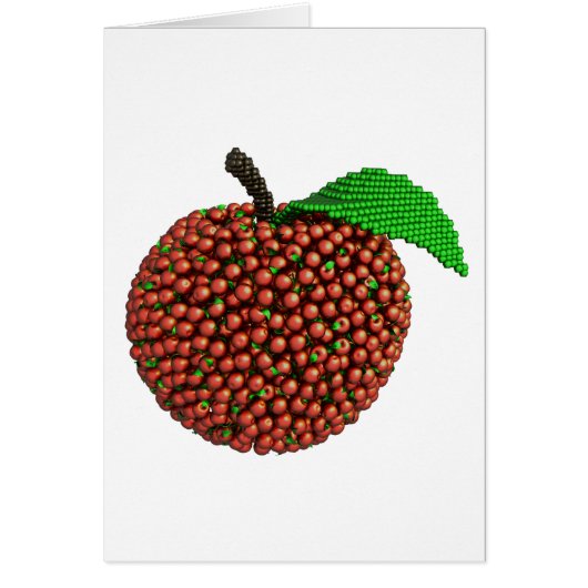 Apple made of apples cards (Front)