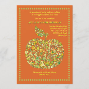 Apple Marquee Invitation