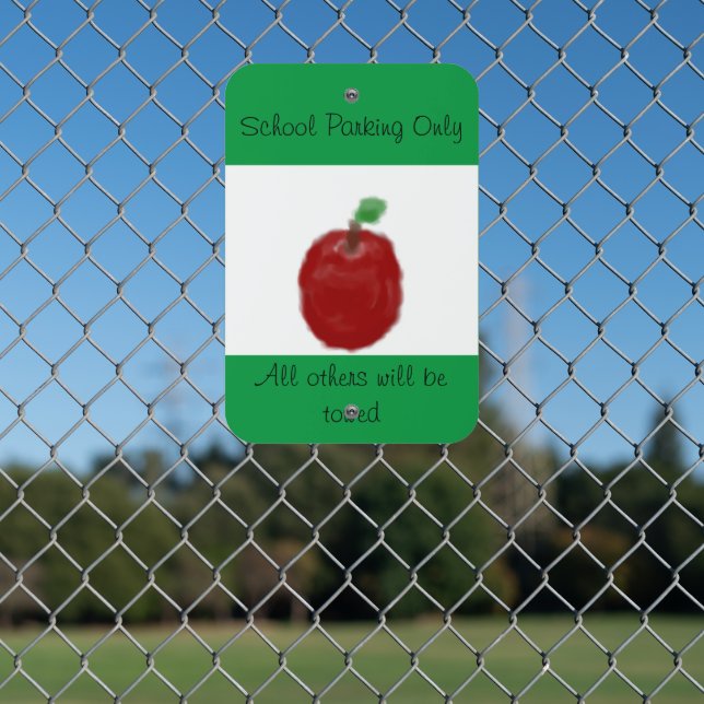 Apple Metal Sign (In Situ(Fence))