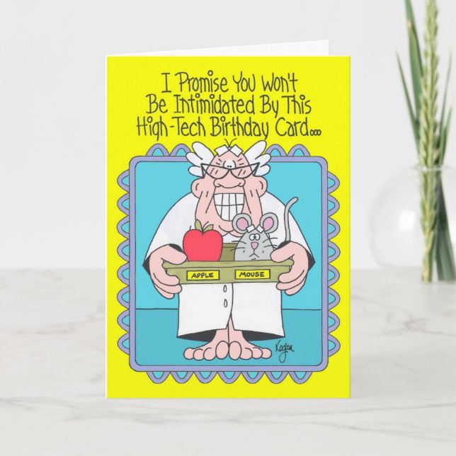 APPLE & MOUSE Birthday Card (Front)