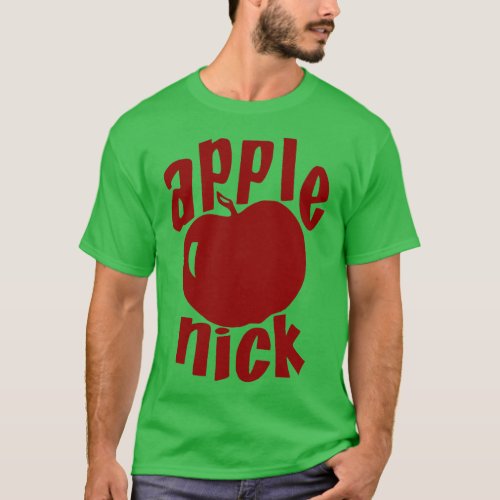 Apple Nick Vintage Soda Bottle Cap T_Shirt