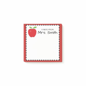 Apple notepad for a Teacher