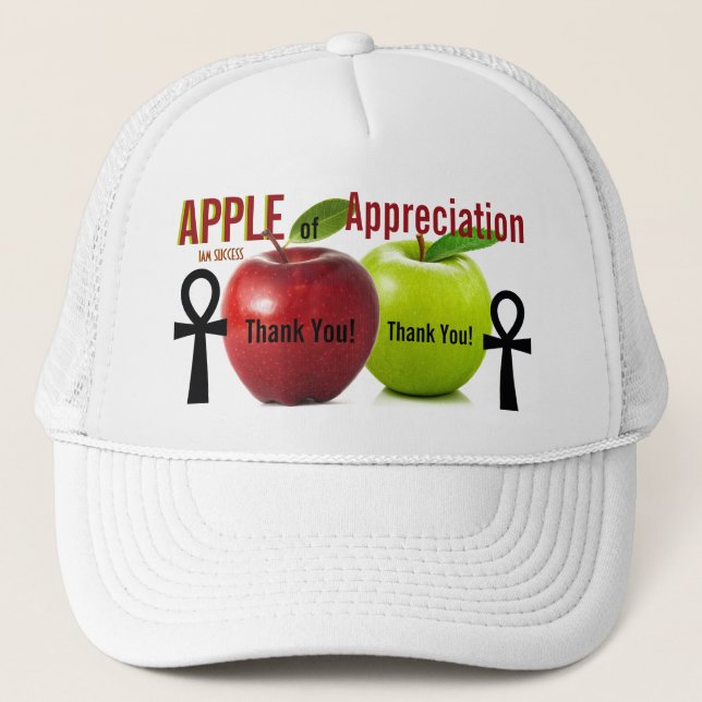 APPLE of APPRECIATION Trucker Hat (Front)
