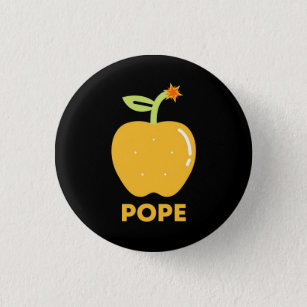 Apple of Discord Pope Button