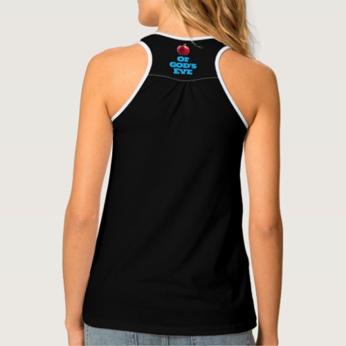 Apple Of Gods Eye Black Tank Top