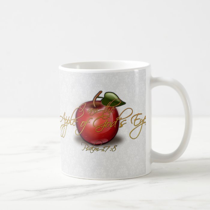 Apple of God's Eye, Christian Coffee Mug