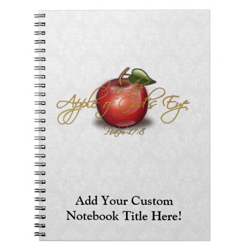 Apple of Gods Eye Christian Notebook