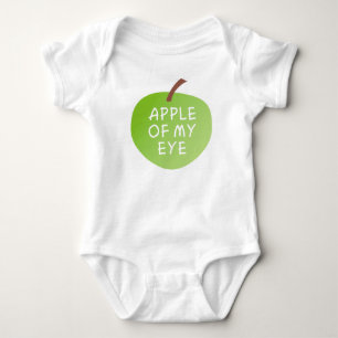 Apple of my Eye Baby Green Hikingduck Bodysuit