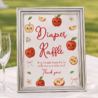 Apple of My Eye Baby Shower Diaper Raffle