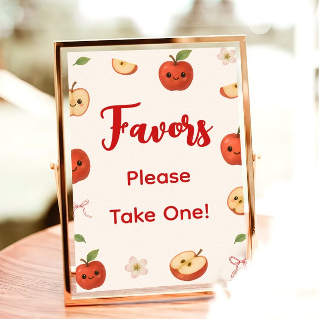 Apple of My Eye Baby Shower Favor Poster (Creator Uploaded)