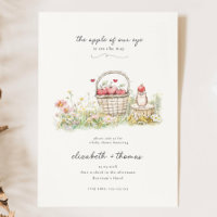 Apple Of My Eye Baby Shower Invitation Apple Of Ou