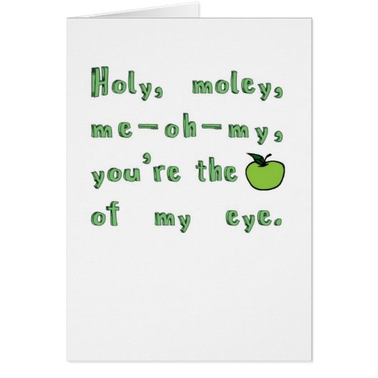Apple of my eye cards (Front)
