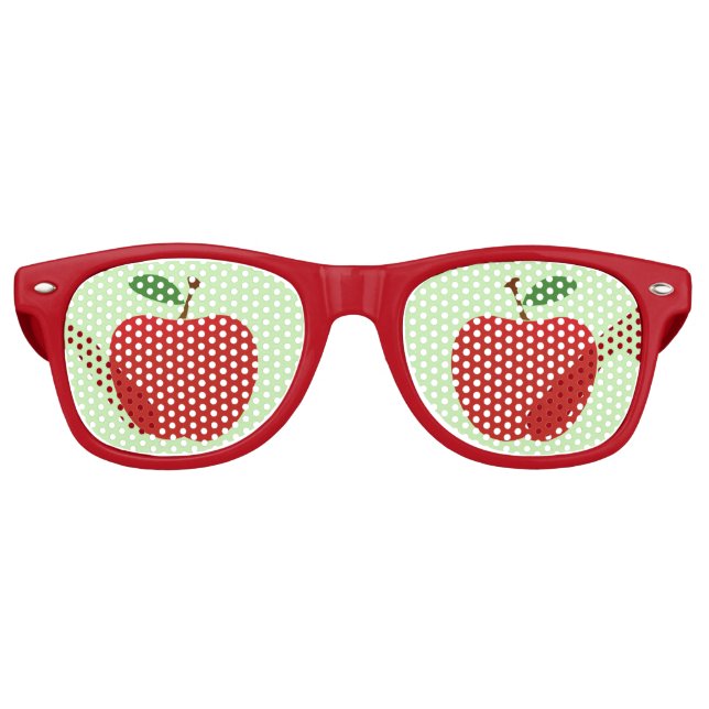 Apple of My Eye Funny Retro Sunglasses (Front)