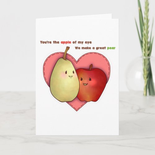 Apple Of My Eye Holiday Card