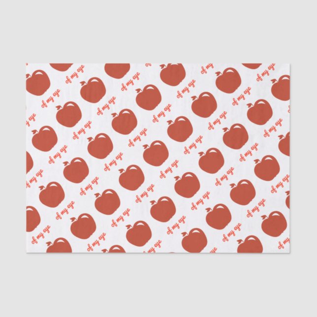 Apple of my eye merchandize tissue paper (Front)