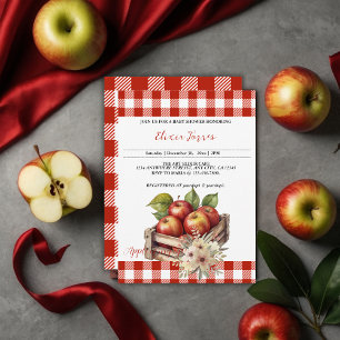 Apple of my eye Red Orchard Baby Shower Invitation