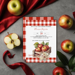 Apple of my eye Red Orchard Baby Shower Invitation