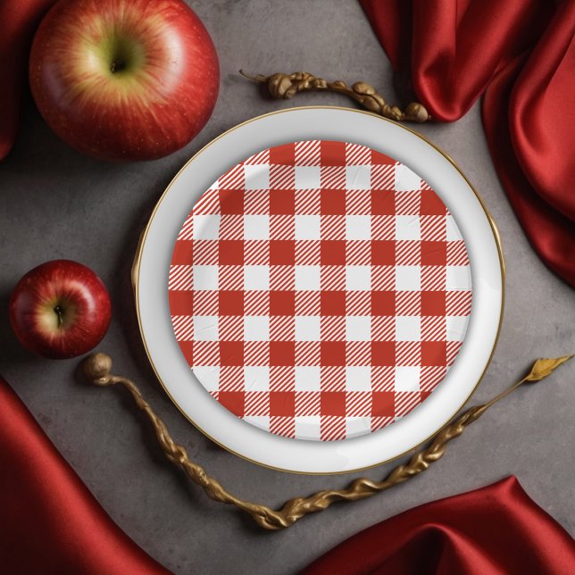 Apple of my eye Red Orchard Baby Shower Paper Plates (Creator Uploaded)