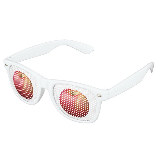 APPLE OF MY EYE RETRO SUNGLASSES (Angled)