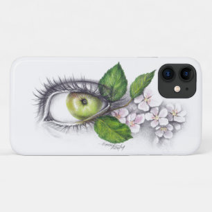 Apple of my eye Surreal drawing art iPhone 11 Case