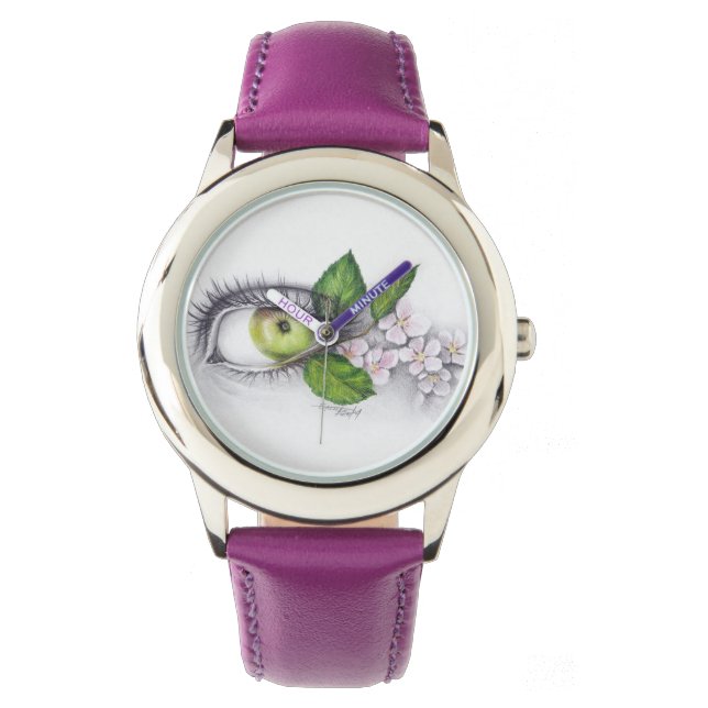 Apple of my eye Surreal drawing art Watch (Front)