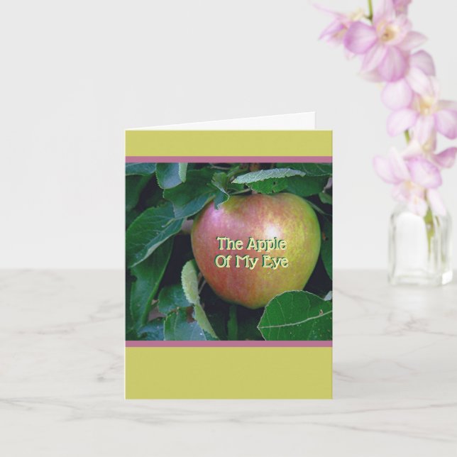 "Apple Of My Eye"/ "THAT'S YOU!" Card (Orchid)