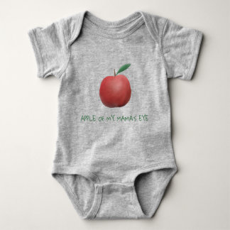 Apple Of My Mama’s Eye Baby Bodysuit