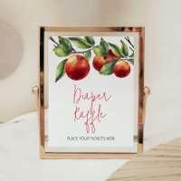 Apple of Our Eye Baby Shower Diaper Raffle