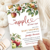 Apple of Our Eye Baby Shower Fall Gender Neutral