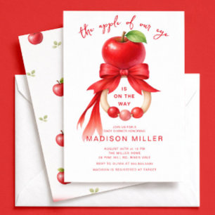 Apple of Our Eye Baby Shower Invitation