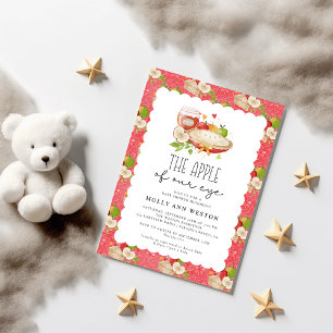 Apple of Our Eye Baby Shower Invitation