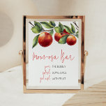 Apple of Our Eye Baby Shower Mom Osa Bar Poster<br><div class="desc">Make your event special with this Apple Baby Shower with our cute and lovely printable Mom Osa Bar Sign featuring adorable Fall Baby Shower theme. Download,  personalize,  and create lasting memories with this perfect touch for your joyous celebration!

BS848</div>