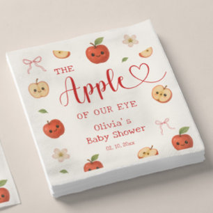 Apple of Our Eye Baby Shower Napkins