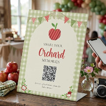 Apple of Our Eye Baby Shower Photo Share QR Code