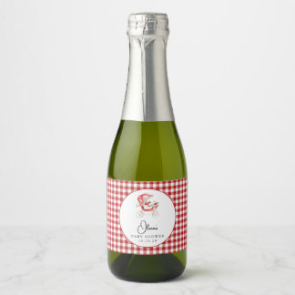 Apple of our Eye Baby Shower Sparkling Wine Labels