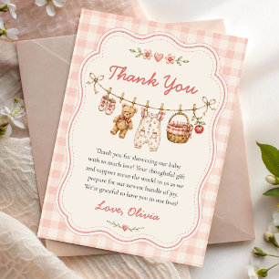 Apple of Our Eye Baby Shower Thank You Card