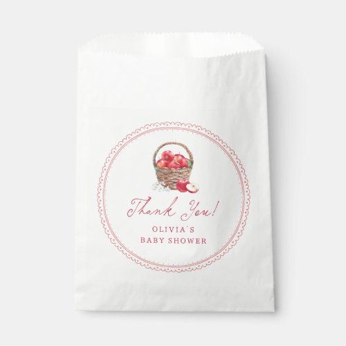 Apple Of Our Eye Baby Shower Thank You Favor Bag