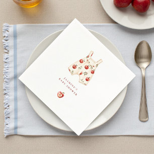 Apple of Our Eye Cute Apple Romper Shower Napkins