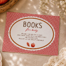Apple Of Our Eye Fall Baby Shower BOOKS FOR BABY
